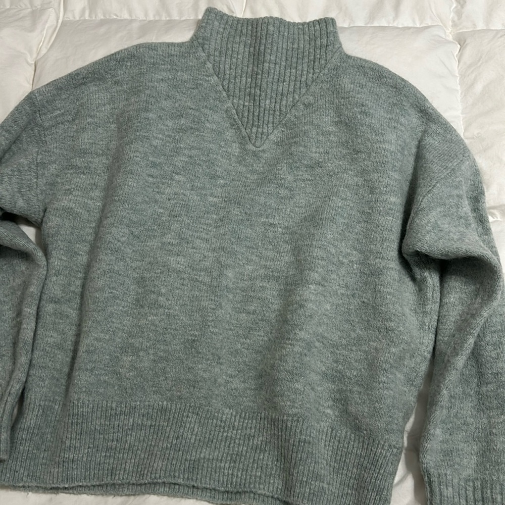 NWOT Madewell Dillon Mock Neck Sweater